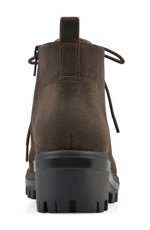 White Mountain Footwear Tariq Lug Lace-up Boot In Green