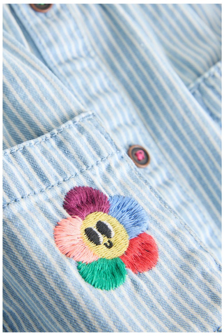Kids' Denim Shirtdress, Alternate, color, BLUE