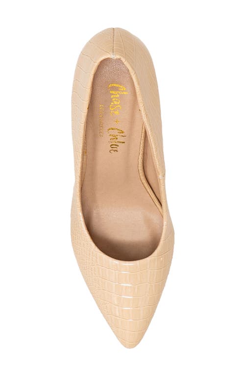 CHASE & CHLOE CHASE AND CHLOE LALA POINTED TOE PUMP 