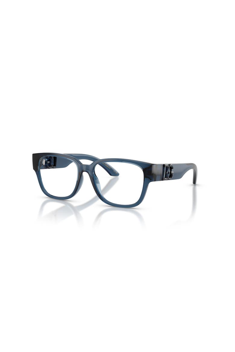 49mm Square optical glasses, Main, color, Blue