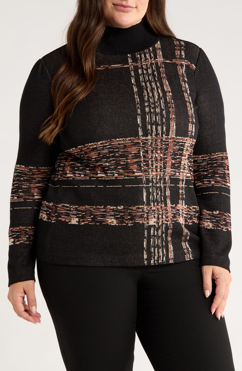 Anne Klein Mock Neck Sweater, Main, color,