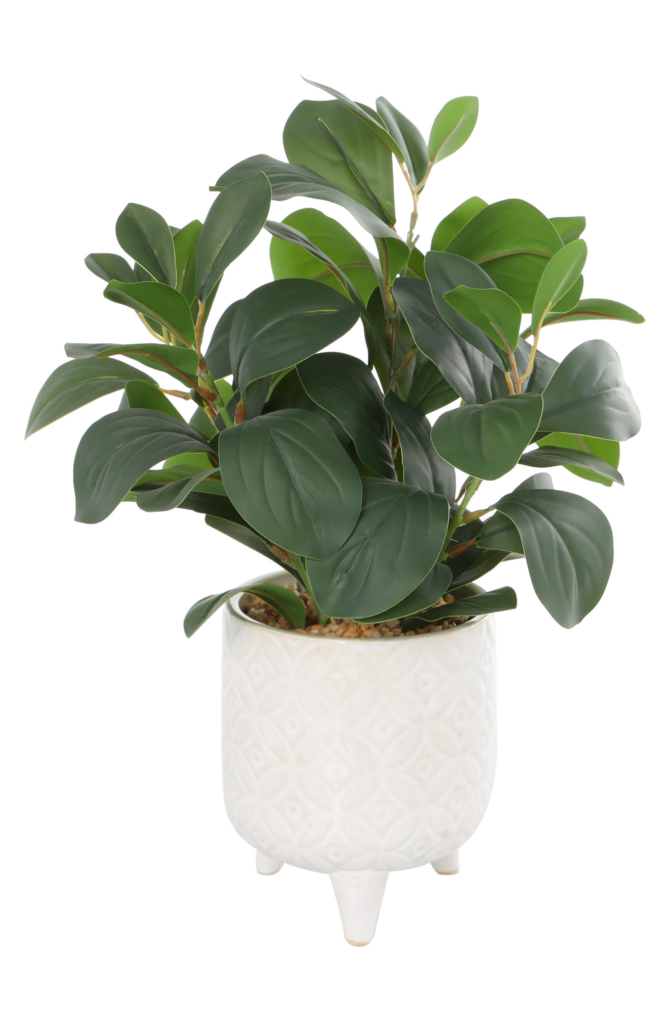 GINGER BIRCH STUDIO Green Faux Foliage Artificial Potted Plant
