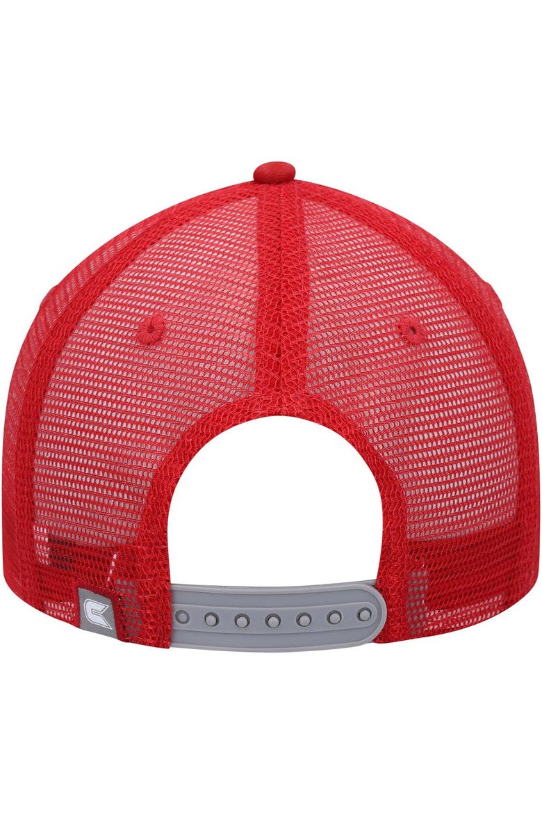 Men's Colosseum  Gray/Cardinal Iowa State Cyclones Love Fern Trucker Snapback Hat, Alternate, color, Gray