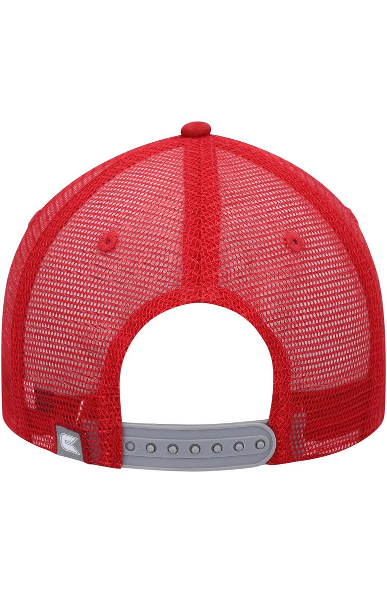 COLOSSEUM Men's Colosseum  Gray/Cardinal Iowa State Cyclones Love Fern Trucker Snapback Hat, Alternate, color, Gray