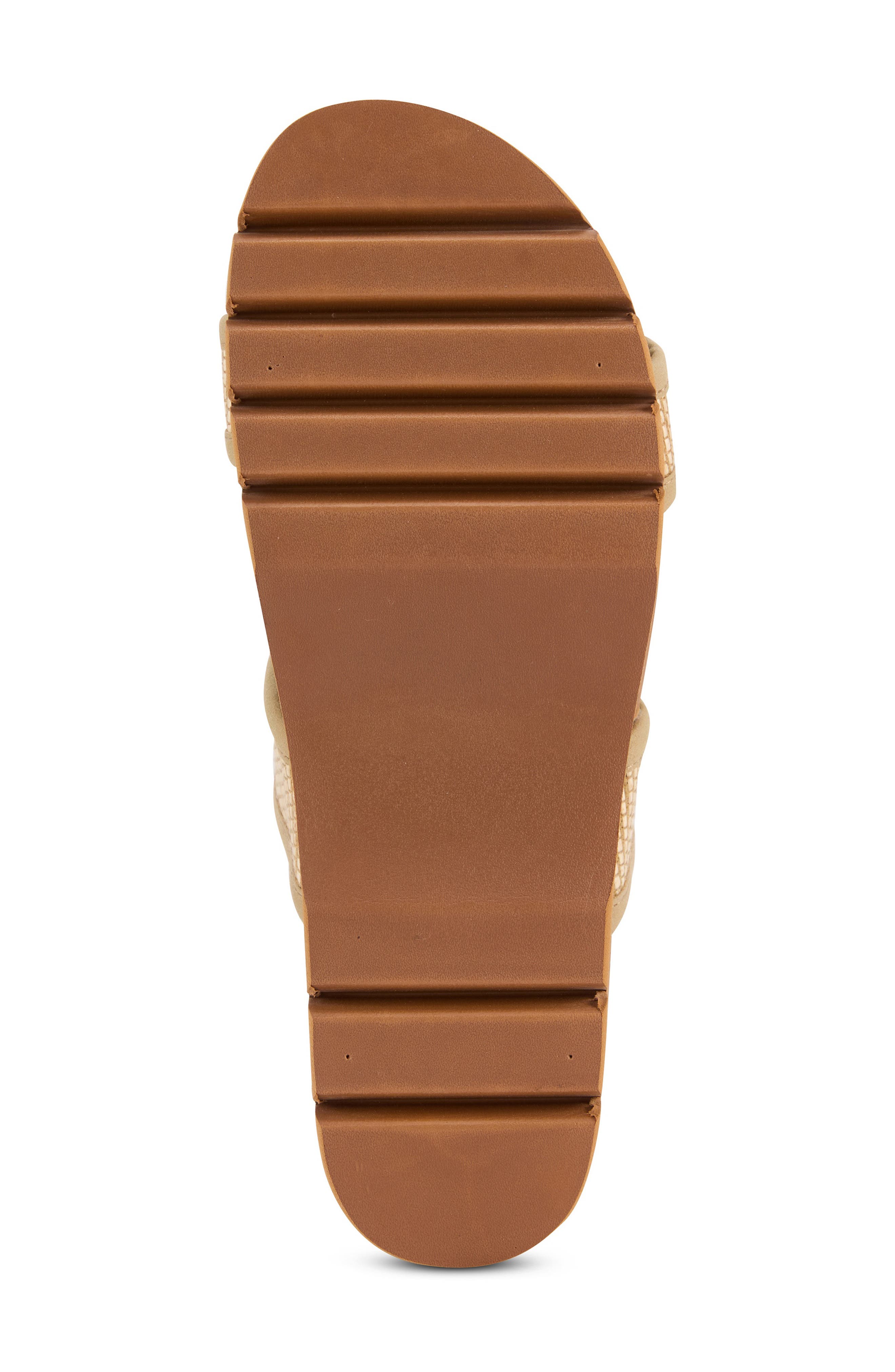 FLOOPI Knit Platform Slide Sandal, Alternate, color, Taupe