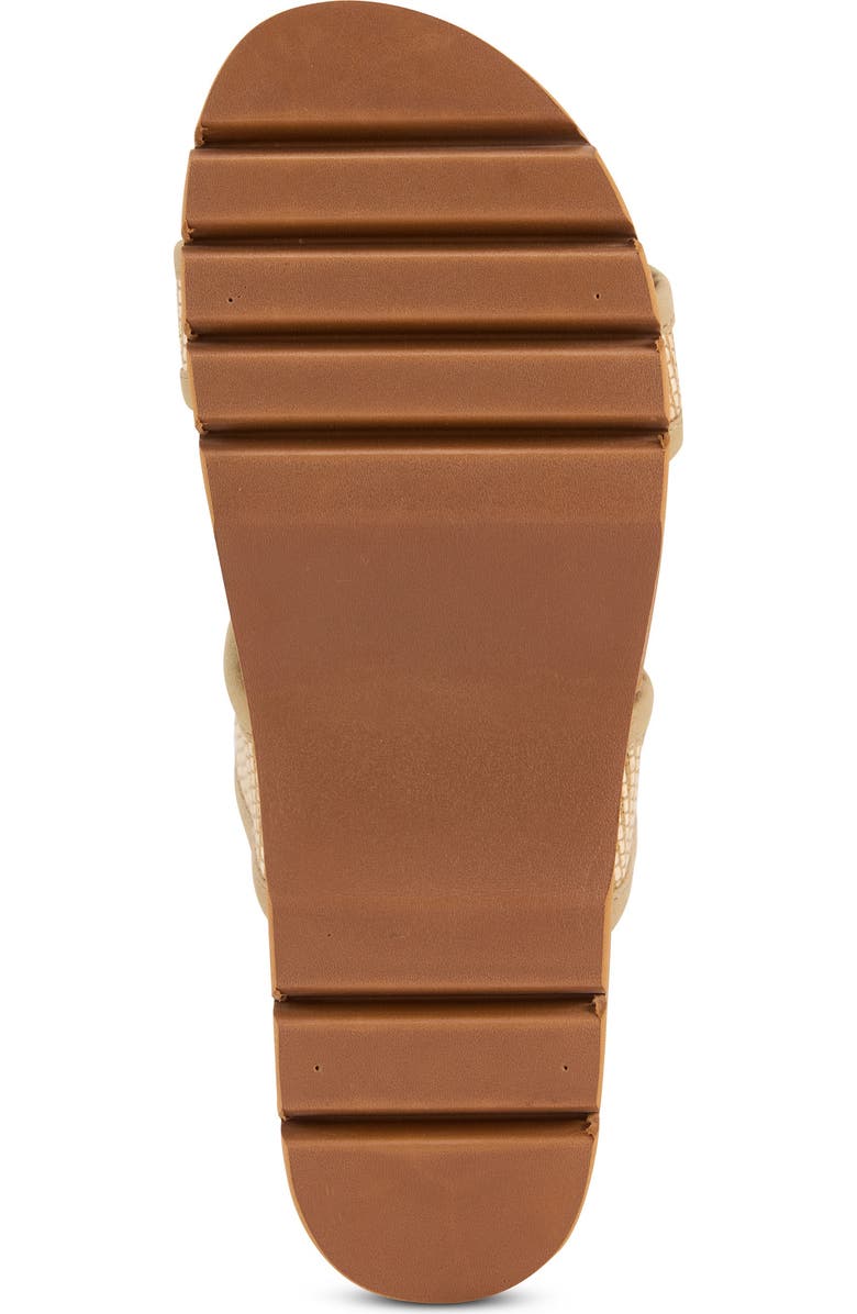 FLOOPI Knit Platform Slide Sandal, Alternate, color, Taupe