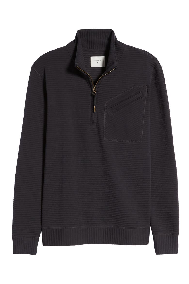 Double Knit Half-Zip Pullover, Alternate, color, DARK NAVY