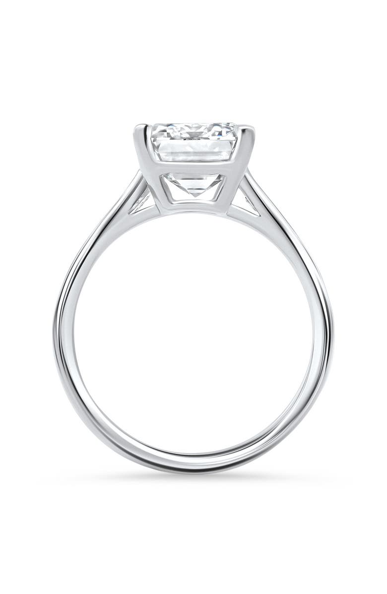 Bliss Diamond Certified 4 1/2Ct Emerald Diamond Baguette Engagement Ring 14k Gold Lab Grown, Alternate, color, 14K White Gold