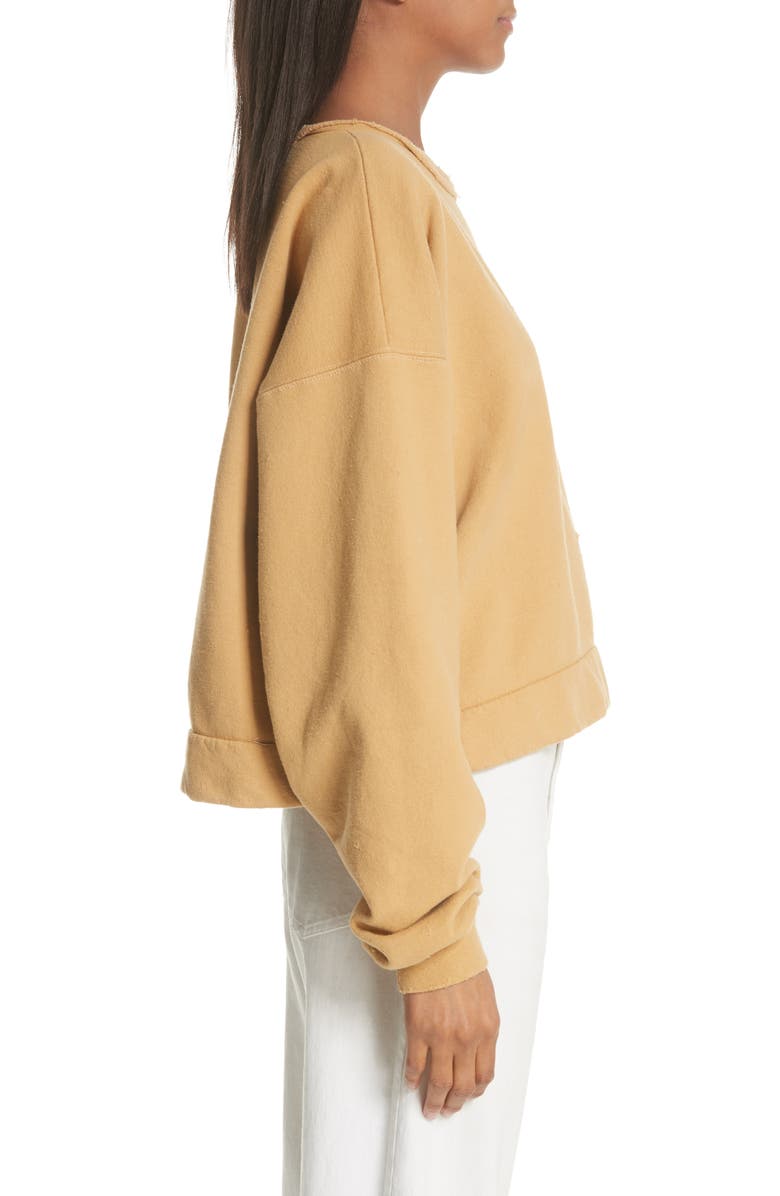 Rachel Comey Mingle Distressed Sweatshirt, Alternate, color,