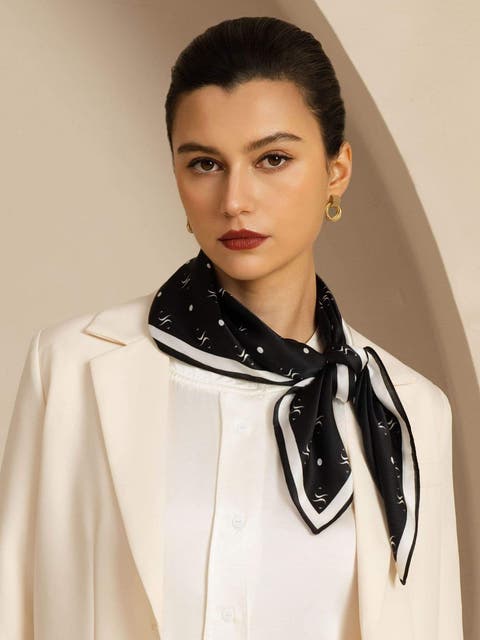 Pure Silk Impression Square Scarf