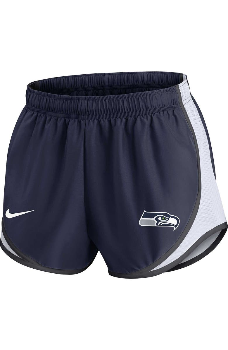 Nike Women's Nike Navy Seattle Seahawks Performance Tempo Shorts, Alternate, color, Navy