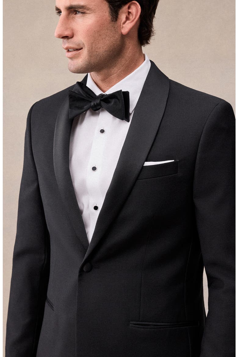 Shawl Tuxedo Jacket, Alternate, color, Black
