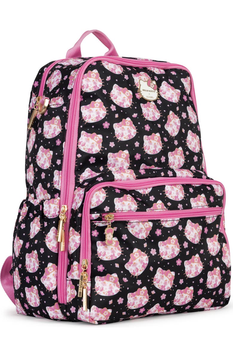 JuJuBe Zealous Water Resistant Diaper Backpack, Alternate, color, Cherry Blossoms