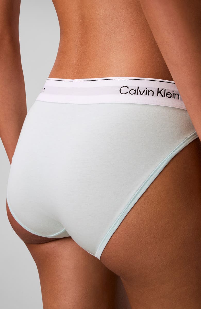 Calvin Klein Logo Bikini, Alternate, color, Feel The Mint