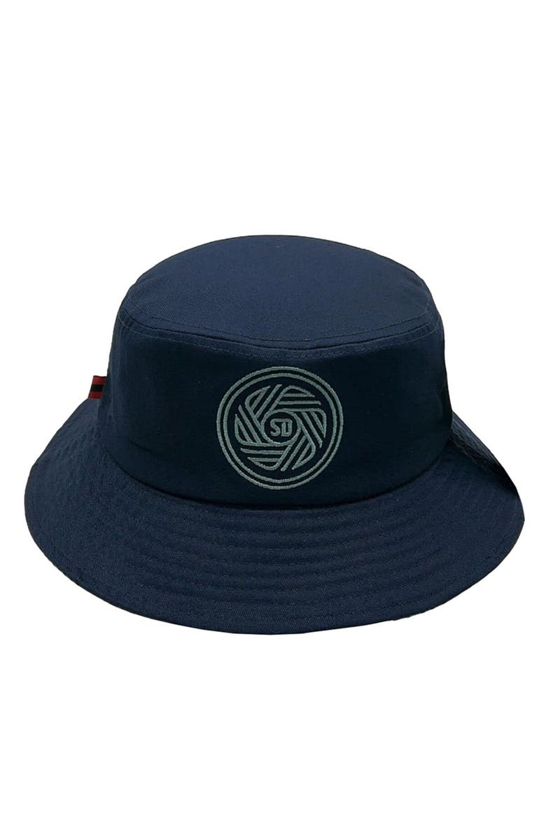 Live Breathe Futbol Men's Live Breathe Futbol  Navy San Diego FC Flow Bucket Hat, Main, color, 