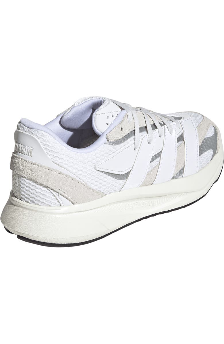 adidas Kids' Lightblaze Sneaker, Alternate, color, Crystal White/ White/ Silver