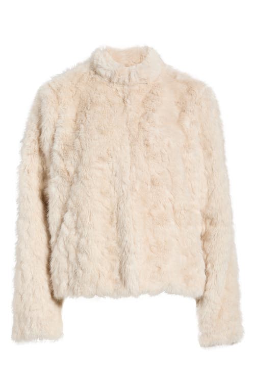 Tahari ASL Faux Fur Jacket in Ivory at Nordstrom, Size X-Large
