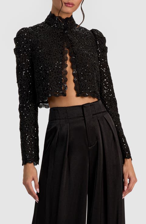 Thomasina Embellished Lace Jacket