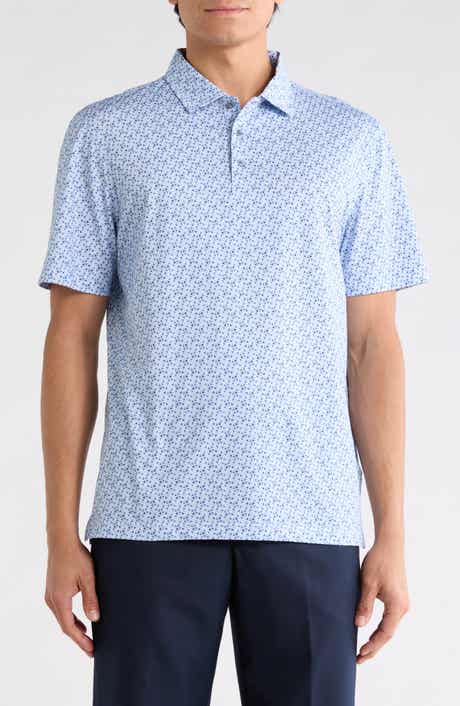 Bugatchi Triangle Cotton Knit Polo