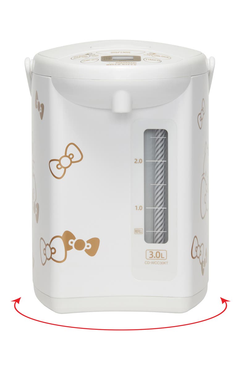 Zojirushi x Sanrio Hello Kitty<sup>®</sup> Micom Water Boiler & Warmer, Alternate, color, 