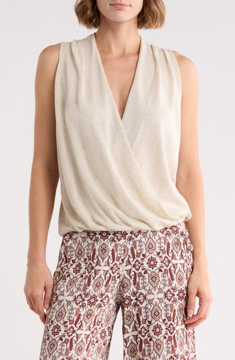 Drape Front Top