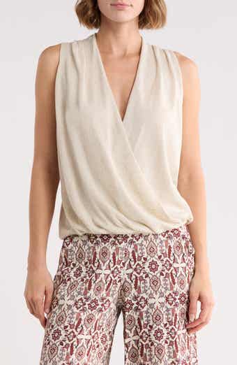 Drape Front Top