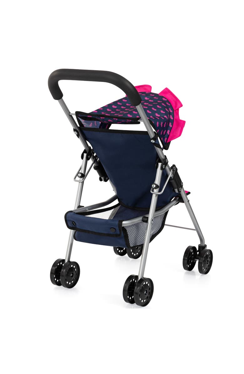 Bayer Design Foldable Buggy Stroller For Dolls Up to 18 inches, Alternate, color, Multicolored