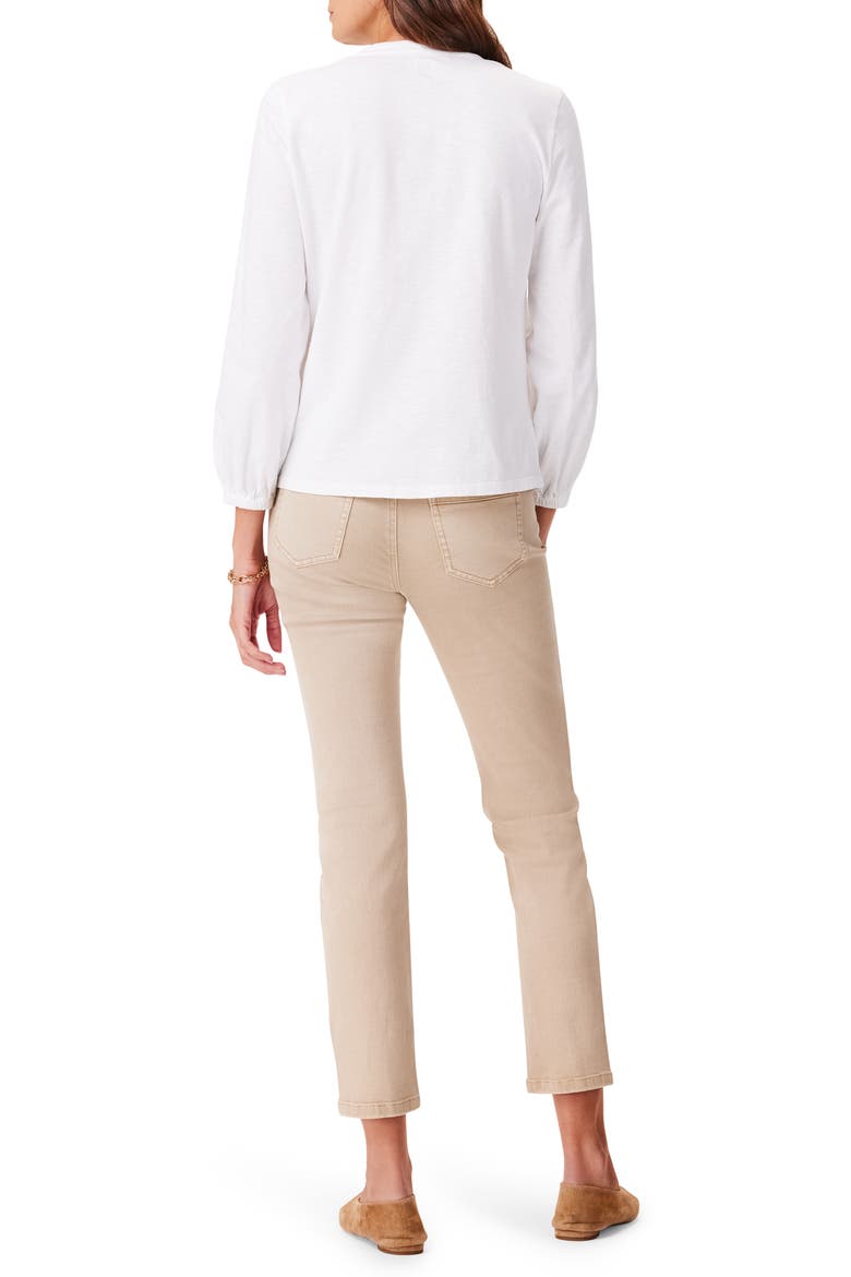 Climbing Vines Embroidered Top, Alternate, color, WHITE MULTI