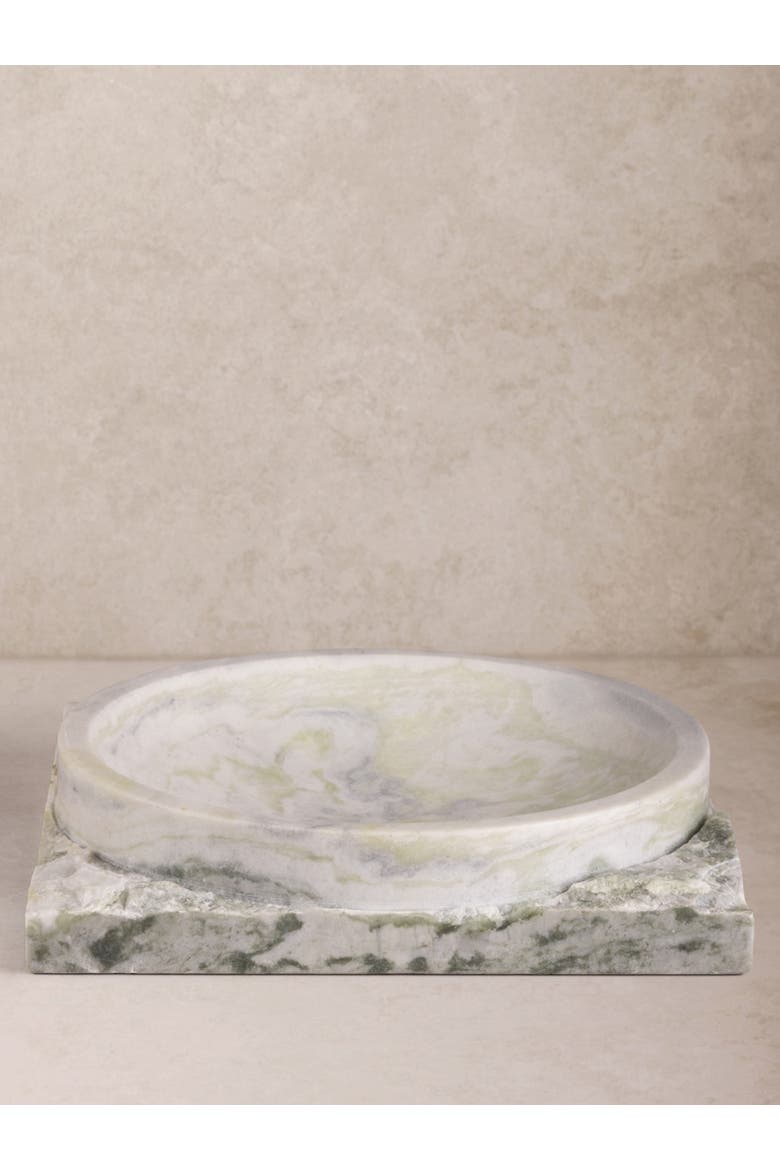 Shayne Onyx Decorative Bowl, Main, color, Verdant Green Onyx