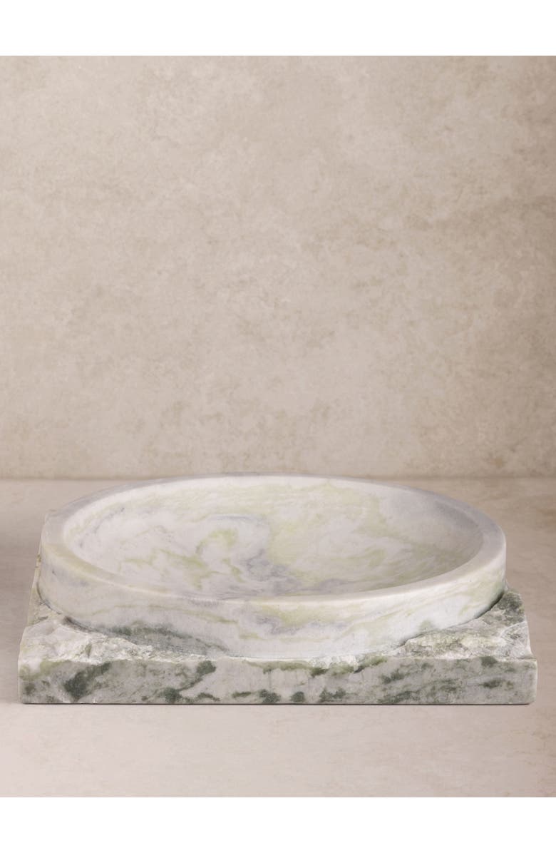 GAURI KOHLI Shayne Onyx Decorative Bowl, Main, color, Verdant Green Onyx