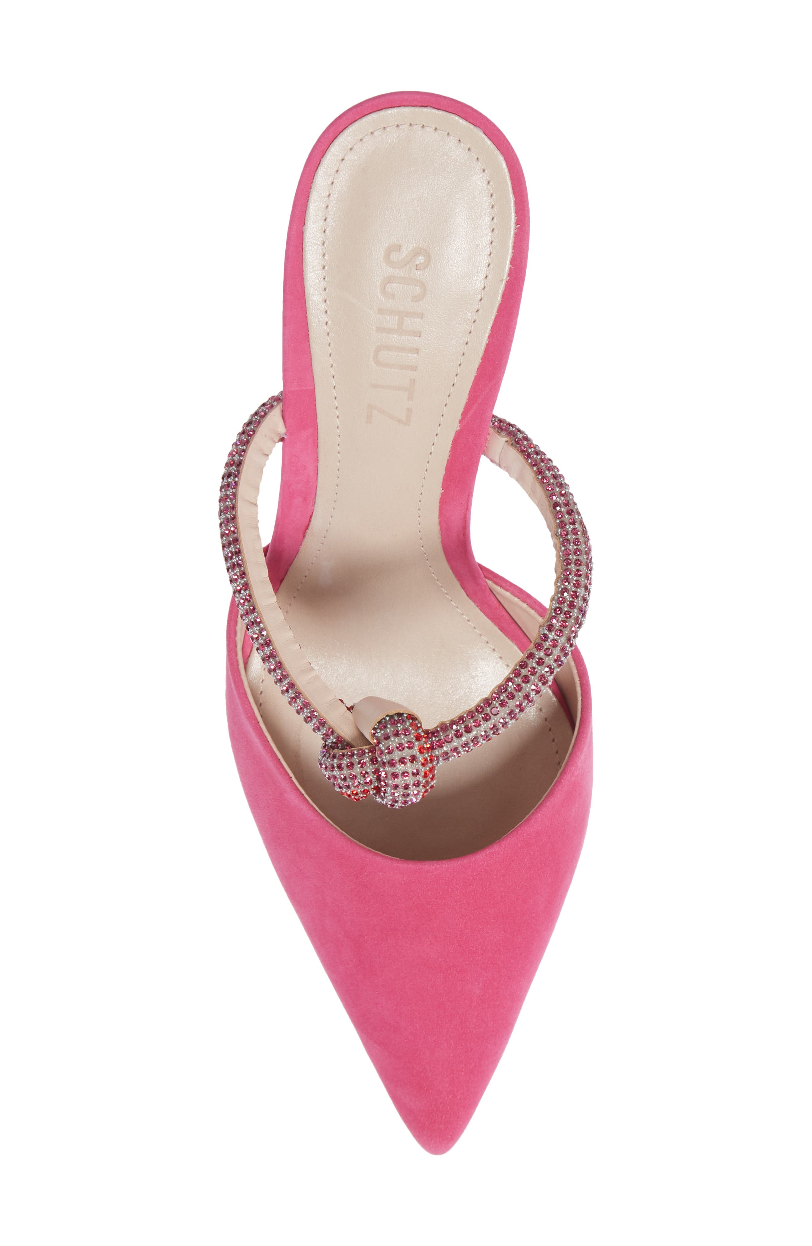 Pearl Pointed Toe Mule, Alternate, color, PARADISE PINK NUBUCK