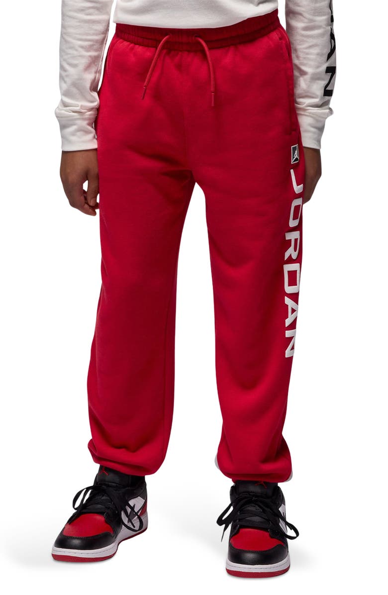 Jordan Kids' MJ Essentials Fleece Graphic Joggers, Alternate, color,