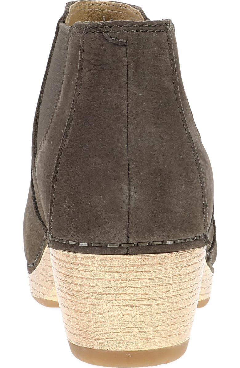 Dansko Lane Platform Chelsea Boot, Alternate, color, Mushroom Milled Nubuck