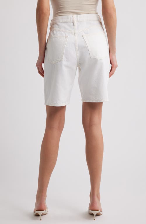 Frame The Leisure Denim Shorts In Nude