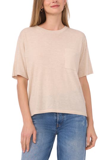 Halogen ® Pocket T-shirt In Neutral
