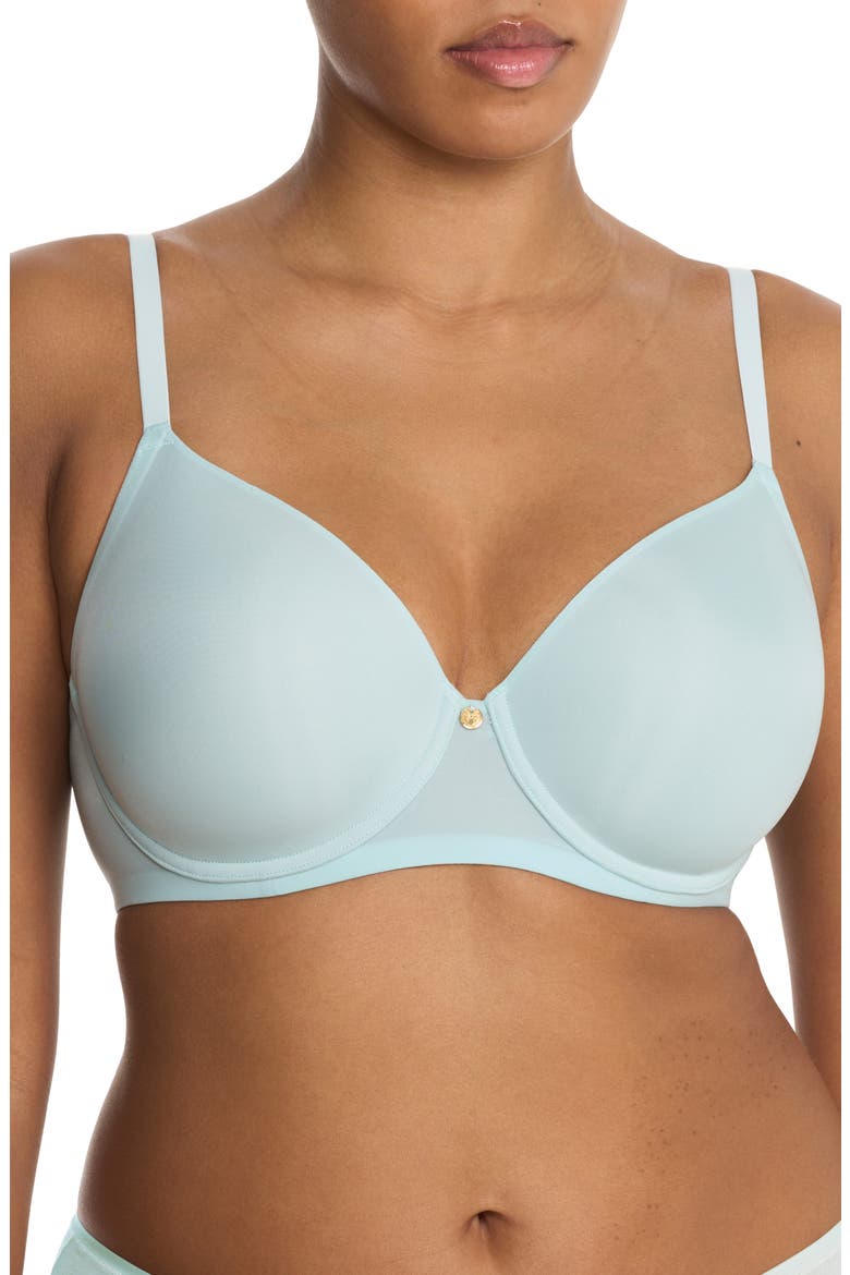 Cloud Comfort Full Fit Back Smoothing T-Shirt Bra, Main, color, CLD GREEN
