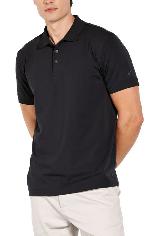 URBAN PERFORMANCE Pima Cotton Tech Polo with UV Protection in Black  product