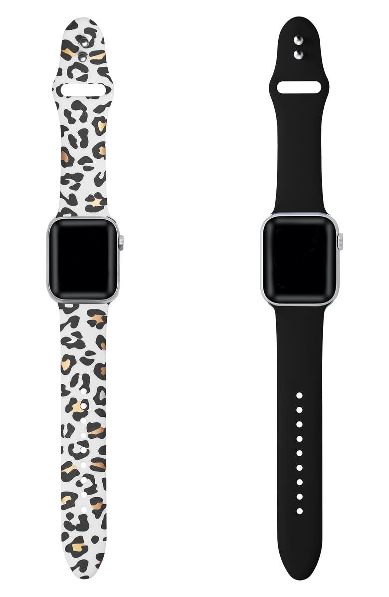 The Posh Tech Assorted 2-Pack Silicone Apple Watch<sup>®</sup> Watchbands, Alternate, color,