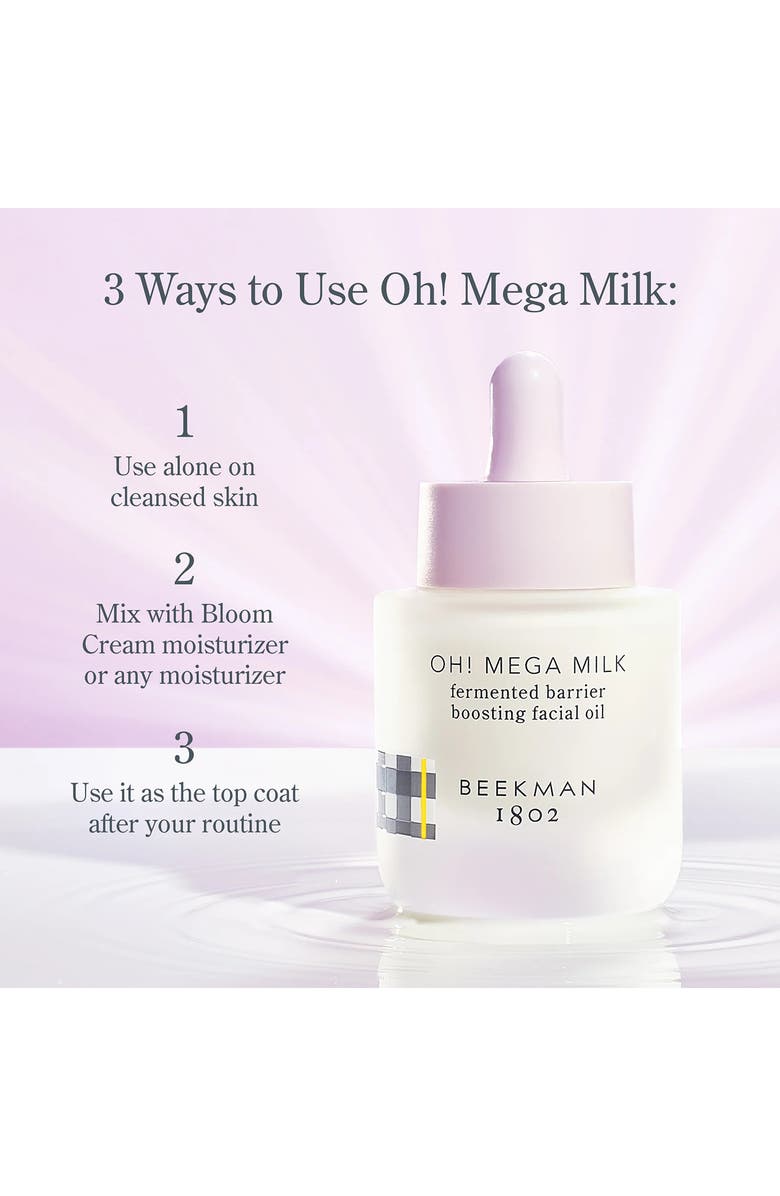 Beekman 1802 Oh! Mega Milk Fermented Barrier Boosting Facial Oil, Alternate, color,