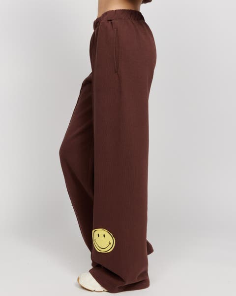 | Smiley Straight Leg Pants , Brown , X-Large , 5
