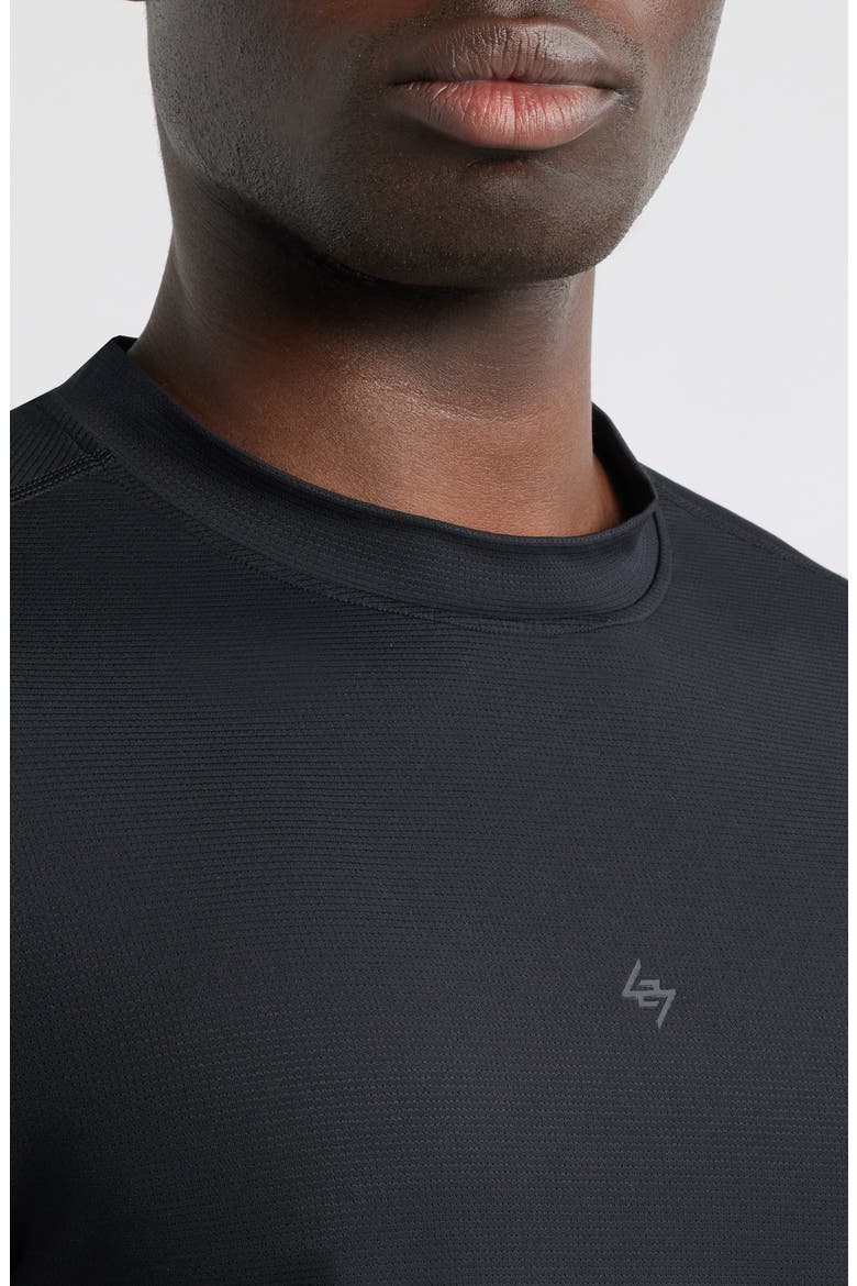 DNA Performance Mesh T-Shirt, Alternate, color, JET BLACK