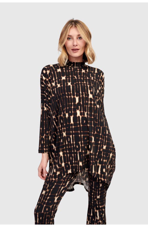 Alembika Orbit Swing Turtleneck In Black