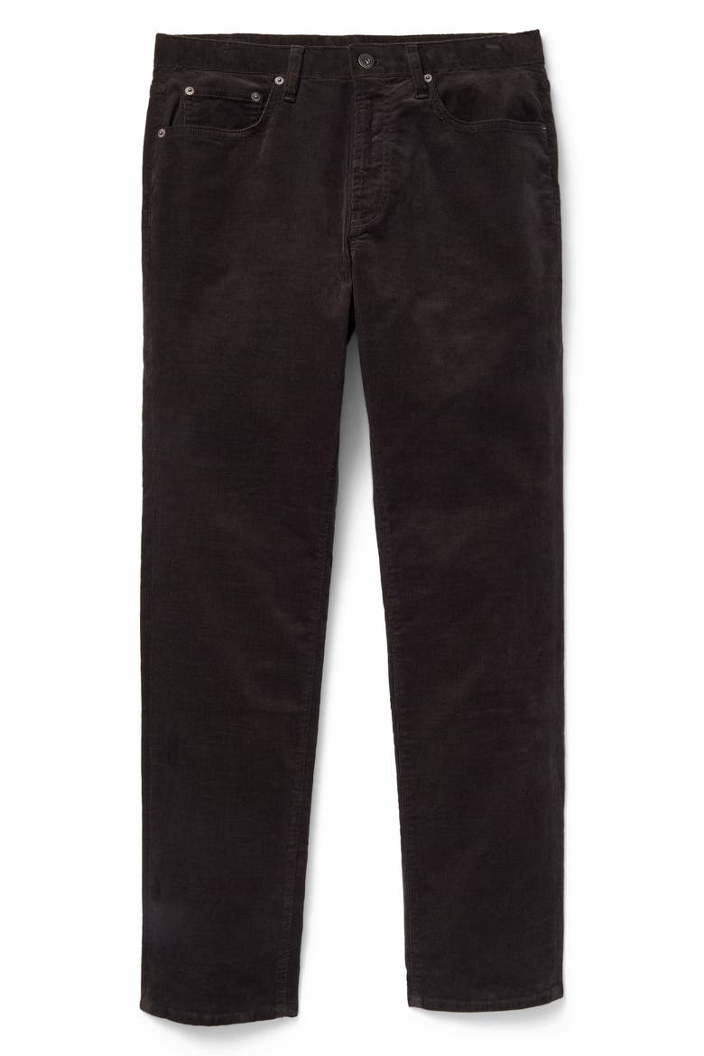 Stretch Corduroy 5-Pocket Pants, Alternate, color, ESPRESSO