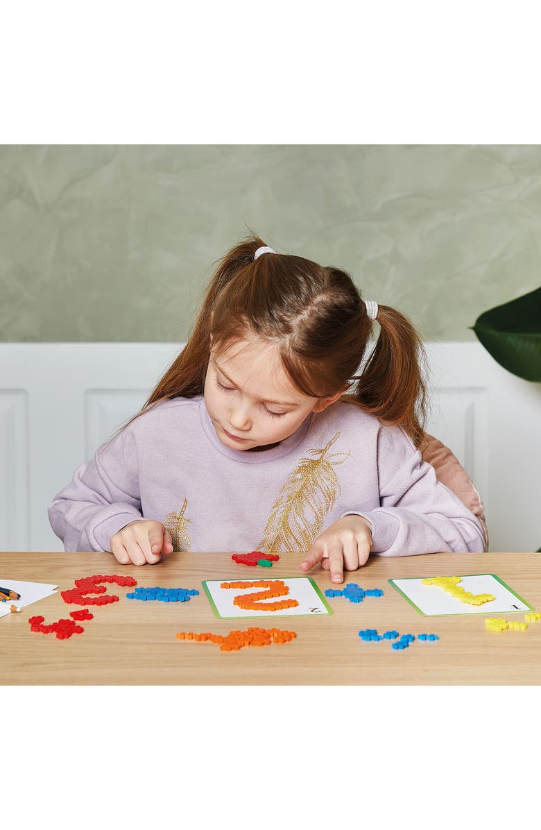 Plus-Plus USA Learn to Build 400-Piece ABC & 123 Set with Cards, Alternate, color, Multi