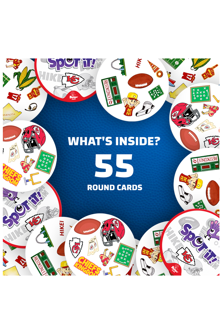 Kansas City Chiefs Spot It! Card Game, Alternate, color, Multicolor