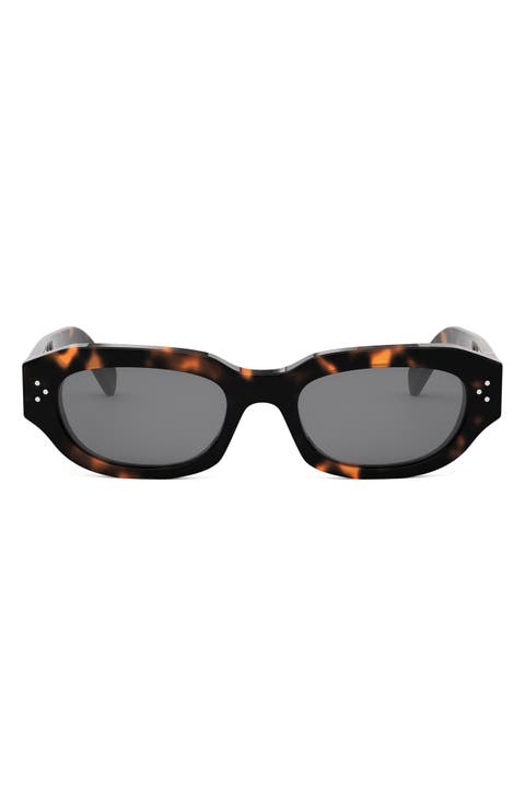 Bold 3 Dots 54mm Geometric Sunglasses