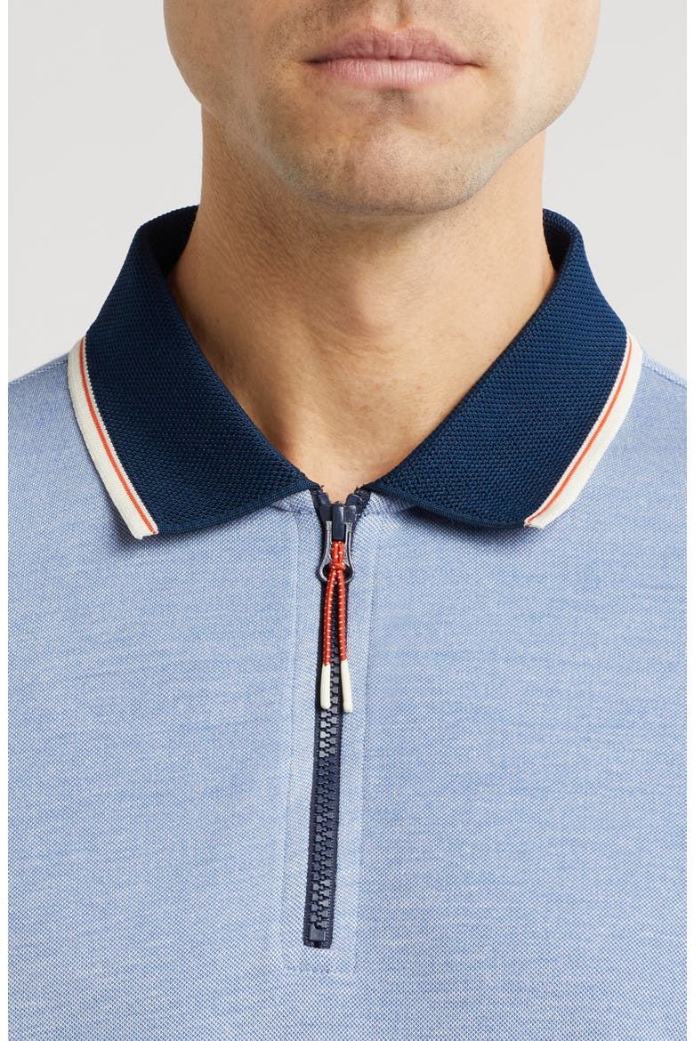 Eastgate Quarter Zip Polo, Alternate, color, BLUE