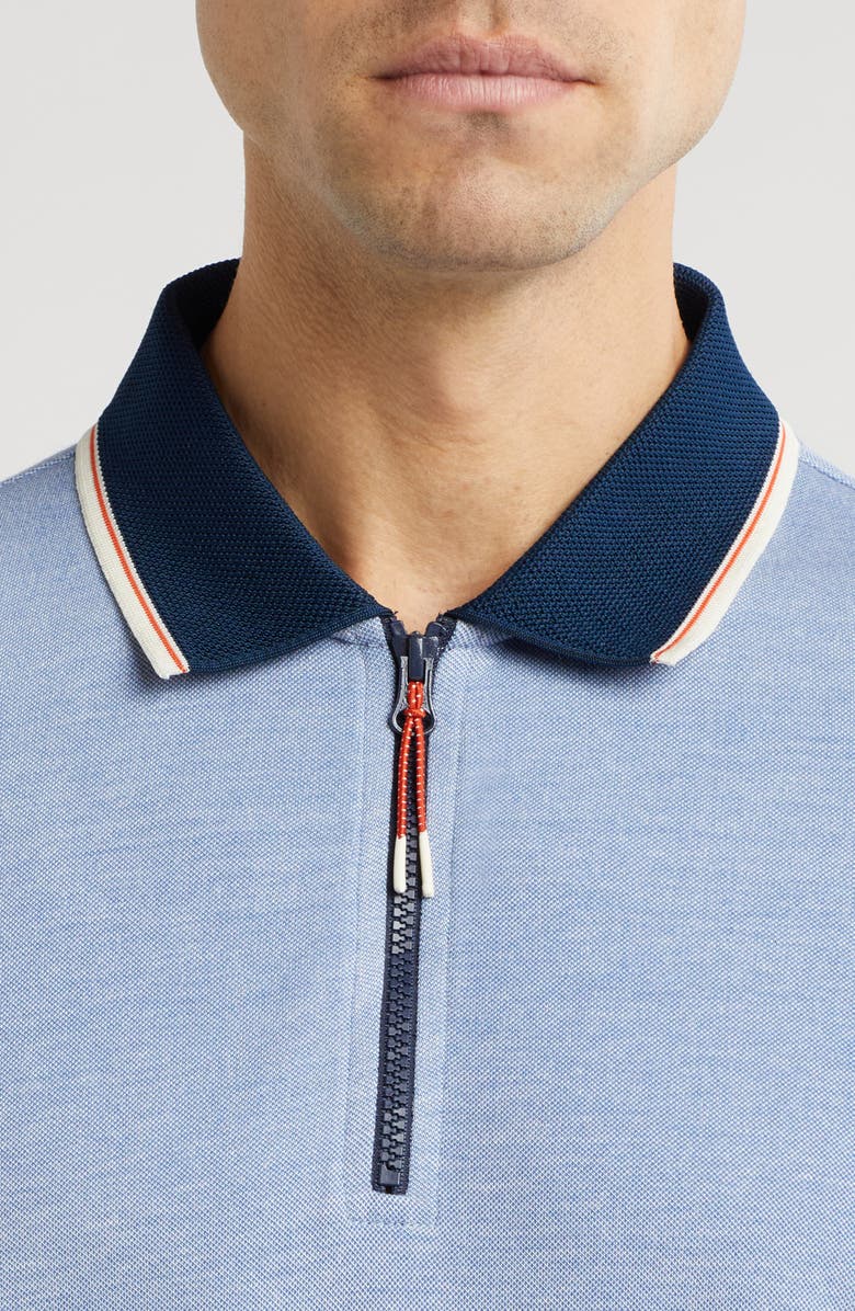 Sealskinz Eastgate Quarter Zip Polo, Alternate, color, Blue