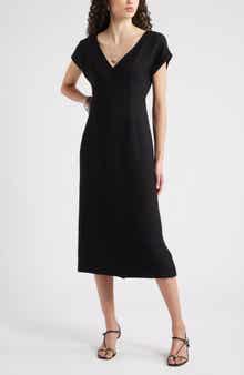 Nordstrom Textured Sheath Midi Dress