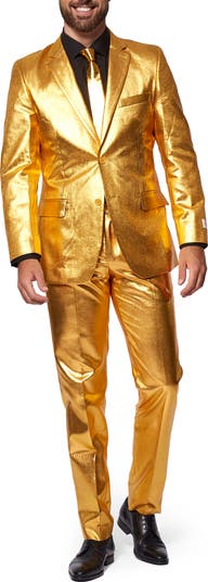 Groovy Gold Two Button Notch Lapel Suit